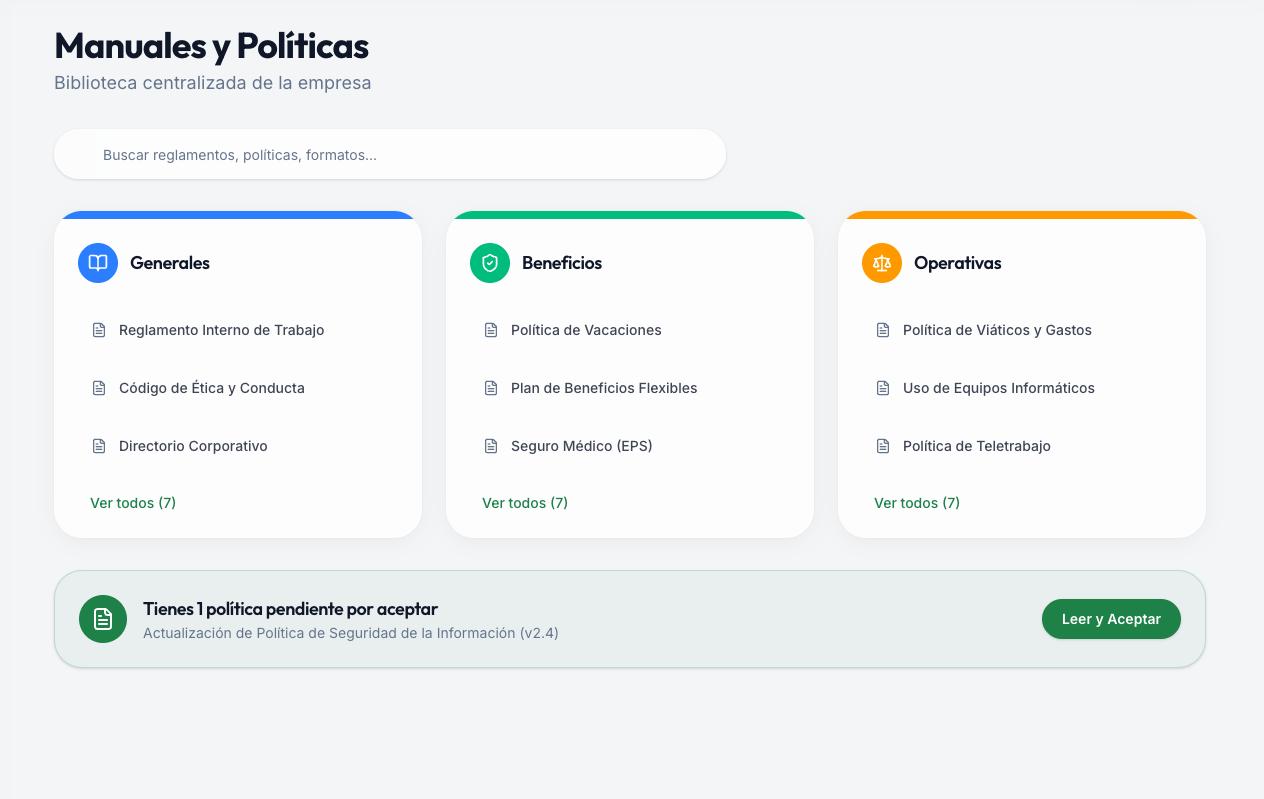 Manuales y Políticas